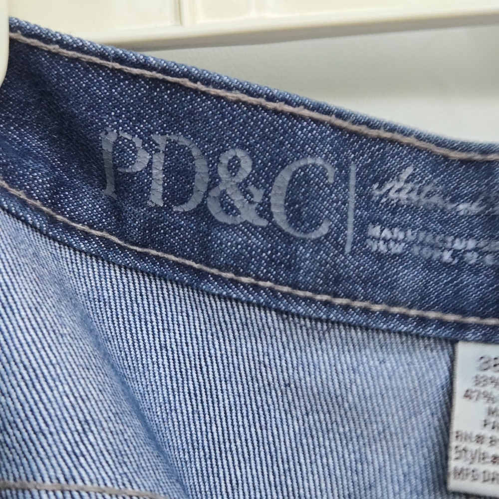 PD&C Men's Relaxed Fit Jeans in Deep Indigo - Picture 5 of 7